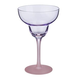 COCKTAIL NIGHT Sklenice na margaritu - fialová/růžová