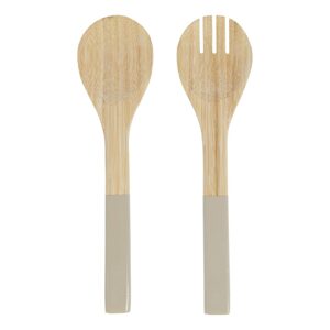 BAMBOO Bambusový příbor na salát 2 ks - béžová