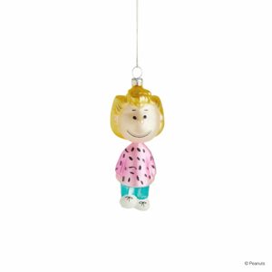 PEANUTS Skleněná ozdoba figurka Sally