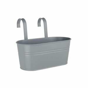 ZINC Truhlík k zavěšení 33 cm - šedá