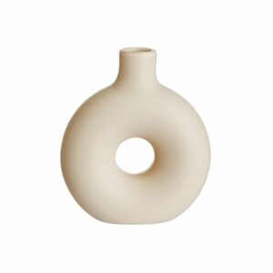 LOOPY Mini váza 12 cm - béžová