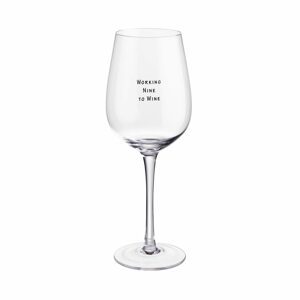 HAPPY HOUR Sklenice na víno "Working Nine to Wine" 500 ml